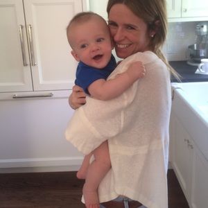 Urban Outfitters cropped ivory Henley